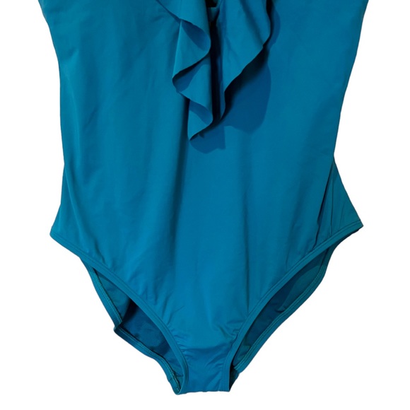 Bleu Rod Beattie Lace Down One Piece Swimsuit in Oceanside (12) - Picture 5 of 8